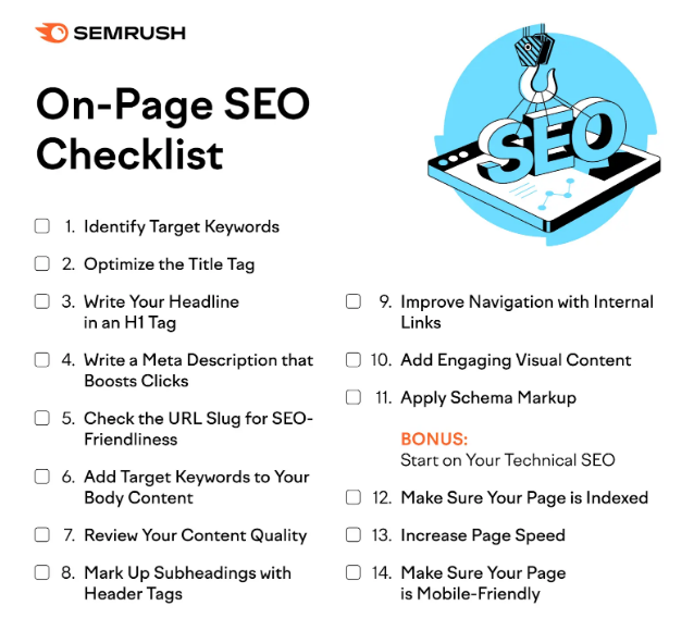 Simple On-Page SEO Checklist